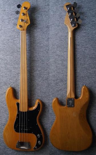 Fender Precision Bass Fretless (1977) - Kliknte pro vt obrzek...